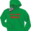 Idę do szkoły hurra! oryginalna bluza dziecięca - green