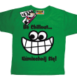 uśmiechnij się tshirt dla dziecka - zielony