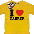 I love Zabrze odlotowa koszulka dziecięca - żółty