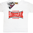 Łobuziak świetny dziecięcy tshirt z nadrukiem - white
