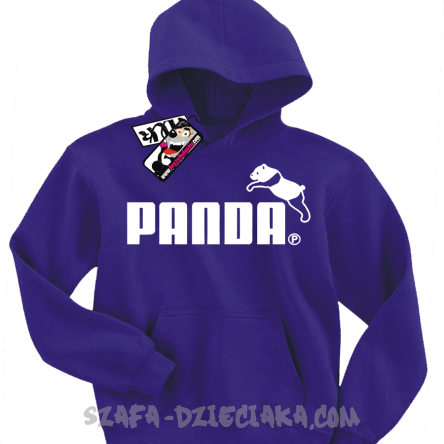 Panda - bluza dziecięca - fioletowy