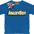 Angryboy super koszulka dla syna - niebieski
