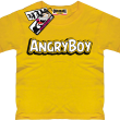 Angryboy super koszulka dla syna - żółty