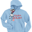Polska gola bluza dla małego kibica - błękitny
