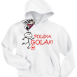 Polska gola bluza dla małego kibica - biały