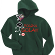 Polska gola bluza dla małego kibica - butelkowy