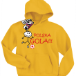 Polska gola bluza dla małego kibica - żółty