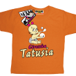 Córeczka tatusia koszulka dla dziecka - pomarańczowa