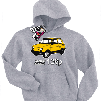 Mały Fiat 126p - odlotowa bluza dziecięca, kod: SZDZ00064S