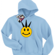 Irokezowy Emotik - bluza dziecięca - błękitny
