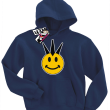 Irokezowy Emotik - bluza dziecięca - granatowy