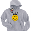 Irokezowy Emotik - bluza dziecięca - melanżowy