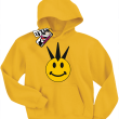 Irokezowy Emotik - bluza dziecięca - żółty