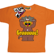 Groźny Gruuu - dziecięca koszulka z nadrukiem - pomarańczowy