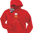 Kot Rudzielec świetna bluza dziecięca z nadrukiem - red