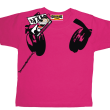 Słuchawki koszulka dla dziecka - pink