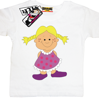 Laleczka Zuzia - koszulka dla dziewczynki, kod: SZDZ00124K
