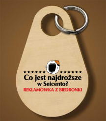 Co jest najdroższe w Seicento Reklamówka z Biedronki - Breloczek 