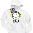 DJ dziecięca bluza z nadrukiem - white