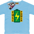 Full Power Bateria - super koszulka dziecięca - błękitny