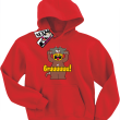 Groźny Gruuu - bluza dziecięca - czerwony