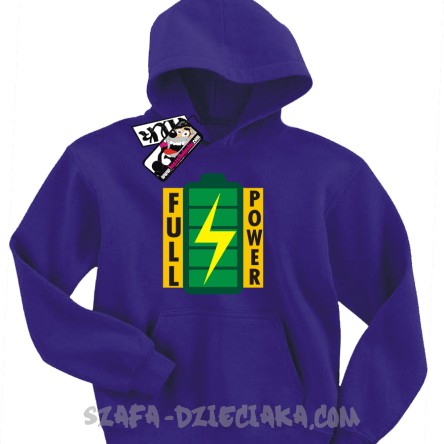 Full Power Bateria - bluza dziecięca - fioletowy