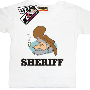 Sheriff - niepowtarzalna koszulka dla dziecka, kod: SZDZ00128K