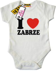 I love Zabrze - body dziecięce, kod: Nr SZDZ00224B