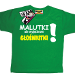 Malutki, ale głośniutki zabawna koszulka dziecięca - zielony
