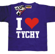 I love Tychy tshirt dziecięcy - purple