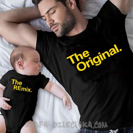 The original - The Remix - koszulka męska i koszulka dziecięca - ZESTAW