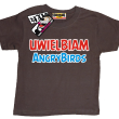 Uwielbiam Angrybirds bajerancka koszulka dziecięca - brązowy