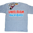 Uwielbiam Angrybirds bajerancka koszulka dziecięca - melanżowy