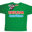 Uwielbiam Angrybirds bajerancka koszulka dziecięca - zielony