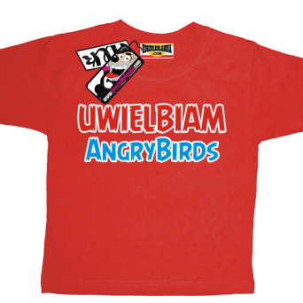 Uwielbiam Angrybirds - bajerancka koszulka dziecięca, kod: SZDZ00183K