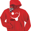 Hejka Buźka - zabawna bluza dziecięca - czerwony