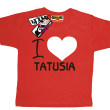 I love Tatusia super koszulka dziecięca - red