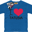 I love Tatusia super koszulka dziecięca - royal blue