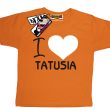 I love Tatusia super koszulka dziecięca - orange