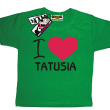 I love Tatusia super koszulka dziecięca - green