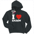 I love Knurów - bluza dziecięca - czarny