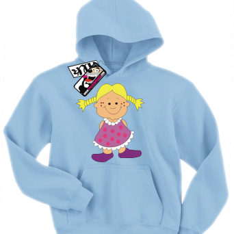 Laleczka Zuzia - bluza z kapturem dla dziewczynki, kod: SZDZ00124S