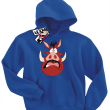 Pumba scream dziecięca bluza z nadrukiem - niebieski