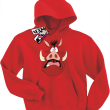 Pumba scream dziecięca bluza z nadrukiem - czerwony