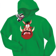 Pumba scream dziecięca bluza z nadrukiem - zielony