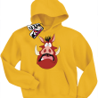 Pumba scream dziecięca bluza z nadrukiem - żółty