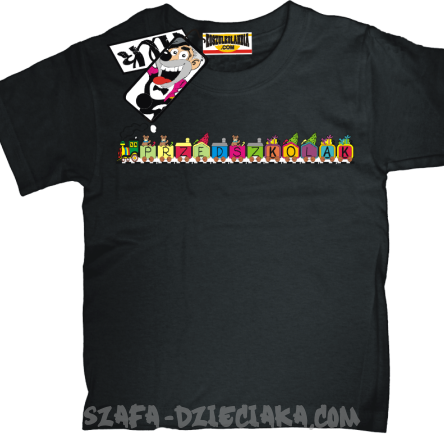 Przedszkolak super koszulka dla dziecka - czarny