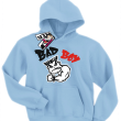 Bad boy mały mięśniak bluza dziecięca z nadrukiem - błękitny