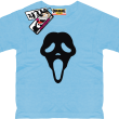 Krzyk maska niepowtarzalna koszulka dla dziecka - błękitny