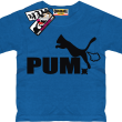 Puma zabawny tshirt - royal blue